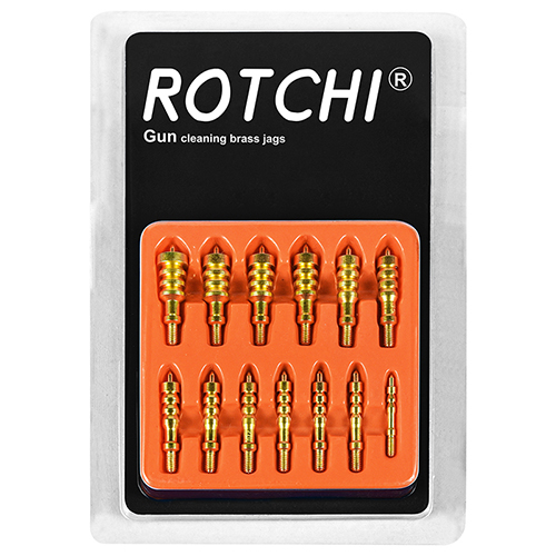 13-delni komplet medeninastih nabojev za čiščenje pištole, pretisni omot