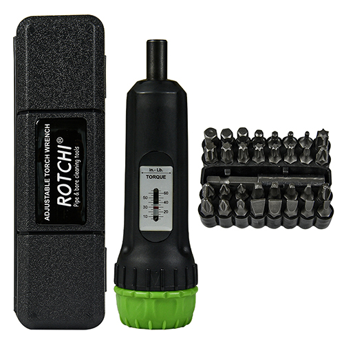 Nastavljiv navorni izvijač 1/4