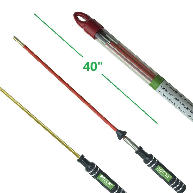 Aluminijast ročaj, hitro vrteča se palica za čiščenje pištol iz PVC jekla