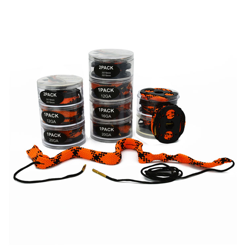 Večplastni paket z vrvjo za čiščenje izvrtine pištole