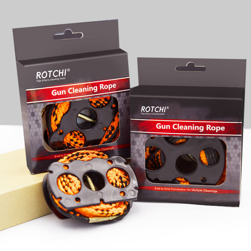 Komplet za čiščenje pištol Pulling Through Cleaner Bore Snake Rope Gun Cleaner Brush Kit .223/5,56 mm 9 mm 7,62 mm in vse puške
