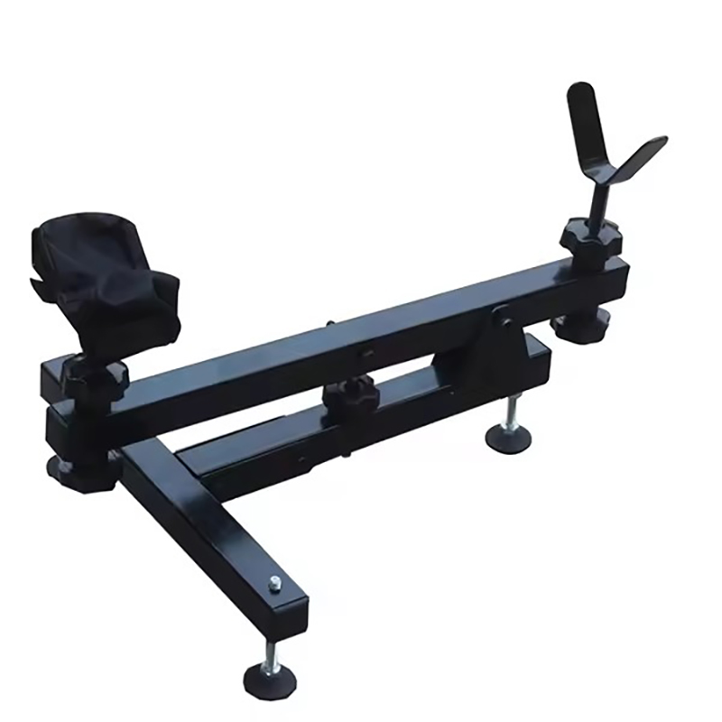 Kovinska kvadratna cev, površinsko pršenje, plastično lovsko strelsko nastavljivo podporno stojalo Kovinska kvadratna cev, površinsko pršenje, plastično lovsko strelsko nastavljivo podporno stojalo