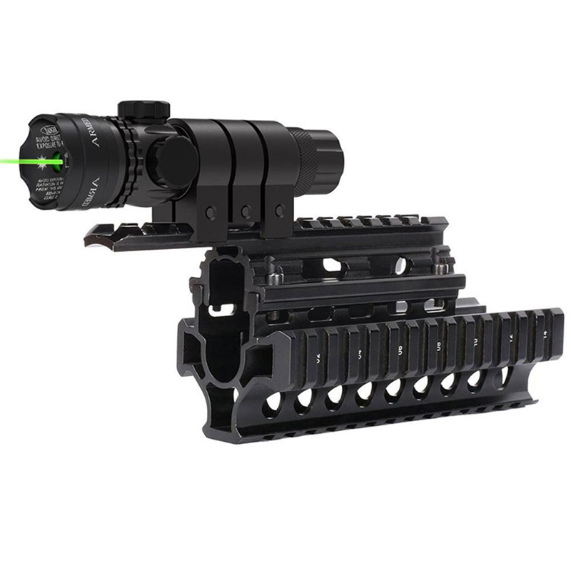 Taktični lov na prostem, strelska puška, pištola Glock Picatinny Rail Mount Green Dot Sight laserski daljnogled za pištolo